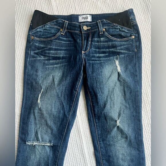 Paige Women’s Jimmy Jimmy Skinny Distressed Jeans Size 25 - Picture 10 of 13